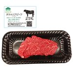 トップバリュグリーンアイナチュラル タスマニアビーフ かた（くり）ステーキ用（豪州産）150g（100gあたり（本体）448円）