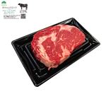 トップバリュ グリーンアイ タスマニアビーフもも（ランプ）ステーキ（オーストラリア産）150g（100gあたり（本体）598円）