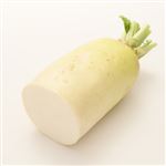 岐阜県などの国内産 だいこん 1／2カット（葉の部分）