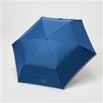 【レイングッズ】晴雨どっちもつかえる 折りたたみ傘 55cm 晴雨兼用（ネイビー）