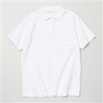 （キッズ）トップバリュ 女児規格 半袖ポロシャツ（シロ）サイズ 110cm