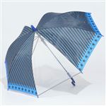（キッズ）トップバリュ 長傘 55cm スポーツ（クロ）