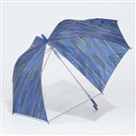 （キッズ）トップバリュ 長傘 58cm ロゴストライプ（コイアオ）