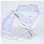 （キッズ）トップバリュ 長傘 58cmトリプルアイス（ウスムラサキ）