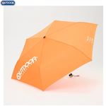 （レイングッズ）OUTDOOR PRODUCTS メニィロゴ晴雨兼用折傘（オレンジ）サイズ 55cm