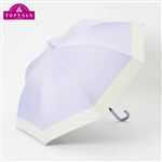 トップバリュ 晴雨長傘58cm（ライトパープル）サイズ 58cm