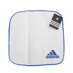 adidas（アディダス）子供用無地タオルハンカチ（シロ）