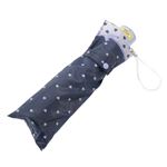 （キッズ）トップバリュ 折傘 55cm ドットリボン（ネイビー）