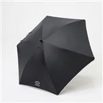 【レイングッズ】さきまるくん晴雨どっちもつかえる 長傘 55cm 晴雨兼用（ブラック）