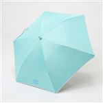 【レイングッズ】さきまるくん晴雨どっちもつかえる 長傘 55cm 晴雨兼用（ミント）