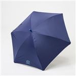 【レイングッズ】さきまるくん晴雨どっちもつかえる 長傘 55cm 晴雨兼用（ネイビー）