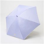 【レイングッズ】さきまるくん晴雨どっちもつかえる 長傘 55cm 晴雨兼用（パープル）