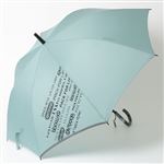 （キッズ）OUTDOOR PRODUCTS（アウトドアプロダクツ）ランダムロゴ長傘（ブルーグレー）サイズ 60cm