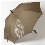 （キッズ）OUTDOOR PRODUCTS（アウトドアプロダクツ）ランダムロゴ長傘（カーキ）サイズ 60cm