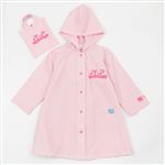 （キッズ）n☆p school（ニコプチスクール）ロゴデザインレインコート ランドセル対応（ピンク）サイズ 110cm