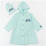 （キッズ）n☆p school（ニコプチスクール）ロゴデザインレインコート ランドセル対応（ミントグリーン）サイズ 120cm