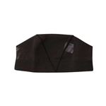 【プール用品】メッシュ海水帽子（ブラック）サイズ L