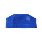 【プール用品】メッシュ海水帽子（ブルー）サイズ L
