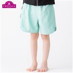 【水着】（男の子）トップバリュ パイピング サーフパンツ（ライトグリーン）サイズ 110cm