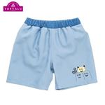 【水着】（男の子）トップバリュ ワンポイントプリント サーフパンツ（サックス）サイズ 120cm
