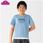 【プール用品】（男の子）トップバリュ レイヤーラッシュTシャツ（サックス）サイズ 160cm