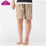 【水着】（男の子）トップバリュ カーゴサーフパンツ（ベージュ）サイズ 150cm