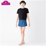【水着】（女の子）トップバリュ 甘クール セパレーツ 3P水着（ブラック）サイズ 130cm