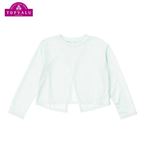 【プール用品】（女の子）トップバリュ バッククロス ラッシュガード（ライトグリーン）サイズ 110cm