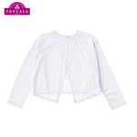 【プール用品】（女の子）トップバリュ バッククロス ラッシュガード（ラベンダー）サイズ 110cm