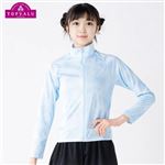 【プール用品】（女の子）トップバリュ タイダイハイネック ラッシュガード（サックス）サイズ 150cm