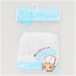 【プール用品】ロングヘア―用スイムキャップ（ホワイト）サイズ M