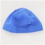 【プール用品】ロングヘア―用スイムキャップ（ブルー）サイズ L