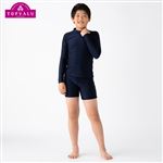 【水着】（男の子）トップバリュ ストレッチ セミロング丈パンツ（コイアオ）サイズ 150cm