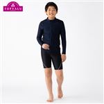 【水着】（男の子）トップバリュ ストレッチ スーパーロング丈パンツ ステッチ入り（クロ）サイズ 160cm