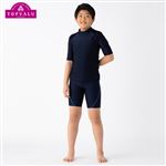 【水着】（男の子）トップバリュ ストレッチ スーパーロング丈パンツ ステッチ入り（コイアオ）サイズ 150cm