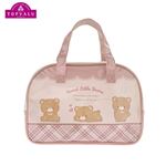 【プール用品】トップバリュ ボストンビーチバッグ（ピンク）サイズ フリー