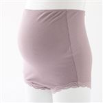 【産前】【マタニティ】リブレース 抗菌 腹巻パンツ 産前（ラベンダー）サイズ マタニティLL