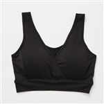 【産前～授乳期】サンリーフ モダール ストレッチ モールドブラトップ（ブラック）サイズ マタニティM