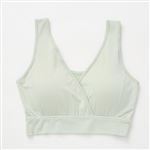 【産前～授乳期】サンリーフ モダール ストレッチ モールドブラトップ（ミントグリーン）サイズ マタニティM