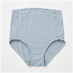 【産前～授乳期】サンリーフ モダール ストレッチレース ショーツ（ブルーグレー）サイズ マタニティM～L