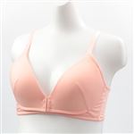 【産前～授乳期】サンリーフ【マタニティ】ソフトモールドブラ フロントオープンタイプ（ピンク）サイズ マタニティM