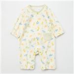 スムース 総柄 フィットオール 恐竜柄（ミントグリーン）サイズ 50～60cm