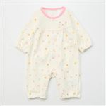 スムース 総柄 フィットオール スイーツ柄（ピンク）サイズ 60～70cm