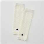 【0ヶ月～】POLO 馬刺繍 レッグウォーマー サポーター（オフホワイト）