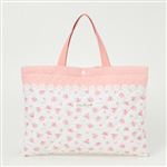 Katie Closet 小花柄 キルトレッスンバッグ（アイボリー）