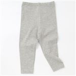【ベビー】無地 9分丈 レギンス（杢グレー）サイズ 95cm