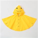 【ベビー】レインポンチョ カエル（イエロー）サイズ フリー