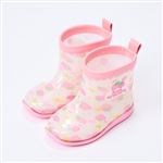 レインブーツ 長靴 いちご（ウスアカ）サイズ 16cm