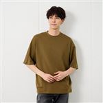 メンズ TVC スムース無地五分袖Tシャツ（コイミドリ）L ※他サイズは詳細から選択