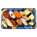 3種サーモンの味わい握り寿司 10貫（わさび抜き、わさび小袋付き）（土日祝のみ配送）